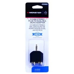 Promo โค๏ธ Monster Just Hook It Up Audio Visual Adapter 1 pk ๐