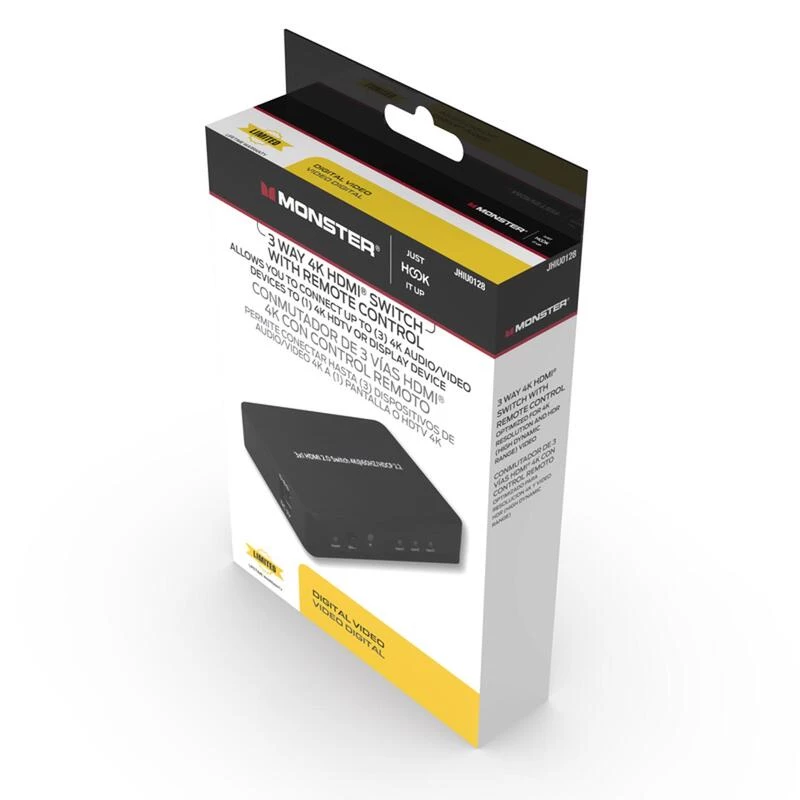 New ๐ Monster Just Hook It Up HDMI Switch 1 pk โจ 6 New ๐ Monster Just Hook It Up HDMI Switch 1 pk โจ - Image 4