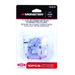 Best Sale 🛒 Monster Just Hook It Up RJ-45 Modular Plugs 10 pk 🛒