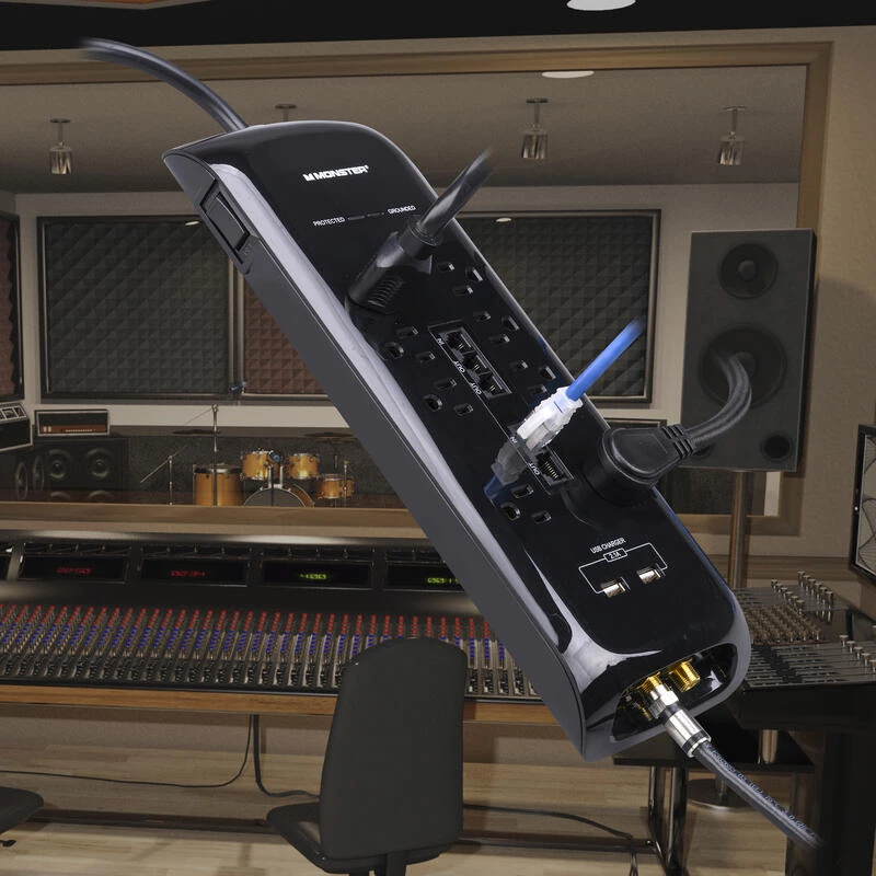 Discount 🌟 Monster Just Power It Up 6 ft. L 8 outlets Surge Protector Black 2160 J 🔥 7 Discount 🌟 Monster Just Power It Up 6 ft. L 8 outlets Surge Protector Black 2160 J 🔥 - Image 5