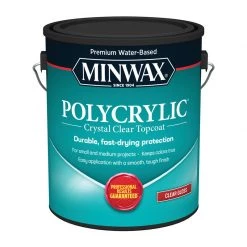 Minwax store online 35 Coupon ❤️ Minwax Polycrylic Gloss Crystal Clear Water-Based Polyurethane 1 gal 🤩