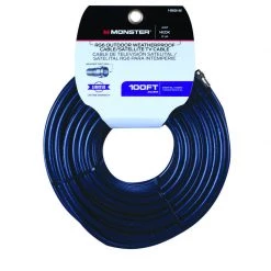 Cheapest 🔔 Monster Just Hook it Up 100 ft. Weatherproof Video Coaxial Cable ⌛
