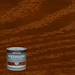 Cheap โญ Minwax PolyShades Semi-Transparent Gloss American Chestnut Stain/Polyurethane Finish 0.5 pt ๐