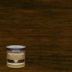 New โจ Minwax PolyShades Semi-Transparent Satin Espresso Oil-Based Stain/Polyurethane Finish 0.5 pt ๐