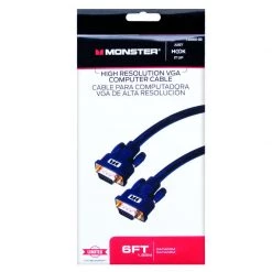 Buy ⌛ Monster Just Hook It Up 6 ft. L High Resolution VGA Computer Cable VGA 👏