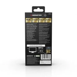 Budget 😍 Monster Just Hook It Up 6 ft. L HDMI Cable With Ethernet 4K Ultra HD 🔥 -Minwax store online d4e713ee b605 46b5 9b03 5cd535331e2b