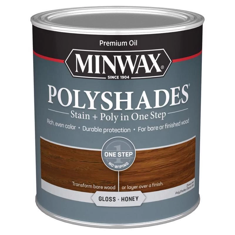 Cheap ๐ Minwax PolyShades Semi-Transparent Gloss Honey Oil-Based Stain/Polyurethane Finish 1 qt ๐ 4 Cheap ๐ Minwax PolyShades Semi-Transparent Gloss Honey Oil-Based Stain/Polyurethane Finish 1 qt ๐ - Image 2