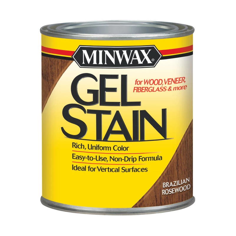 Promo ๐ฅ Minwax Gel Stain Semi-Transparent Brazilian Rosewood Oil-Based Gel Stain 1 qt ๐ 3 Promo ๐ฅ Minwax Gel Stain Semi-Transparent Brazilian Rosewood Oil-Based Gel Stain 1 qt ๐