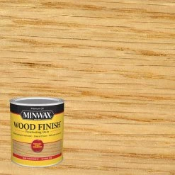 Discount 🌟 Minwax Wood Finish Semi-Transparent Natural Oil-Based Penetrating Wood Stain 1 qt 🌟