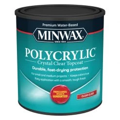 Best Pirce ๐คฉ Minwax Polycrylic Gloss Crystal Clear Water-Based Polyurethane 1 qt ๐ฅ