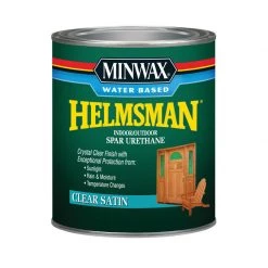 Best Sale 🌟 Minwax Helmsman Satin Clear Water-Based Spar Urethane 1 qt 🤩