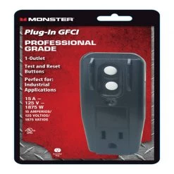 Cheap 👏 Monster Grounded 1 outlets Adapter Surge Protection 1 pk 💯
