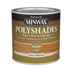 Deals 🎁 Minwax PolyShades Semi-Transparent Satin Classic Oak Oil-Based Stain/Polyurethane Finish 0.5 pt ⭐ -Minwax store online f66503f8 51d8 4bc7 92ba 8873c3cde9eb