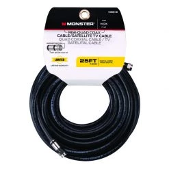 Cheap ๐ Monster Just Hook It Up 25 ft. Weatherproof Video Coaxial Cable โค๏ธ