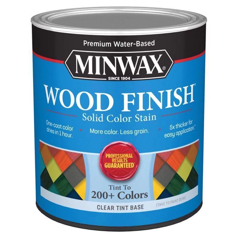 Outlet 👏 Minwax Wood Finish Water-Based Solid Clear Tint Base Wood Stain 1 qt 💯 4 Outlet 👏 Minwax Wood Finish Water-Based Solid Clear Tint Base Wood Stain 1 qt 💯 - Image 2