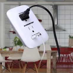 Wholesale 😍 Monster Just Power It Up 0 ft. L 2 outlets Surge Protector White 1200 J 🧨 -Minwax store online f893397b 71d8 4934 a13e f11975472ce3