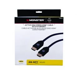 Deals 🎉 Monster Just Hook It Up 49.5 ft. L High Speed Cable with Ethernet HDMI ❤️