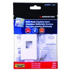 Cheap 💯 Monster Just Hook It Up White 1 gang Plastic Keystone Wall Plate 1 pk 🔥