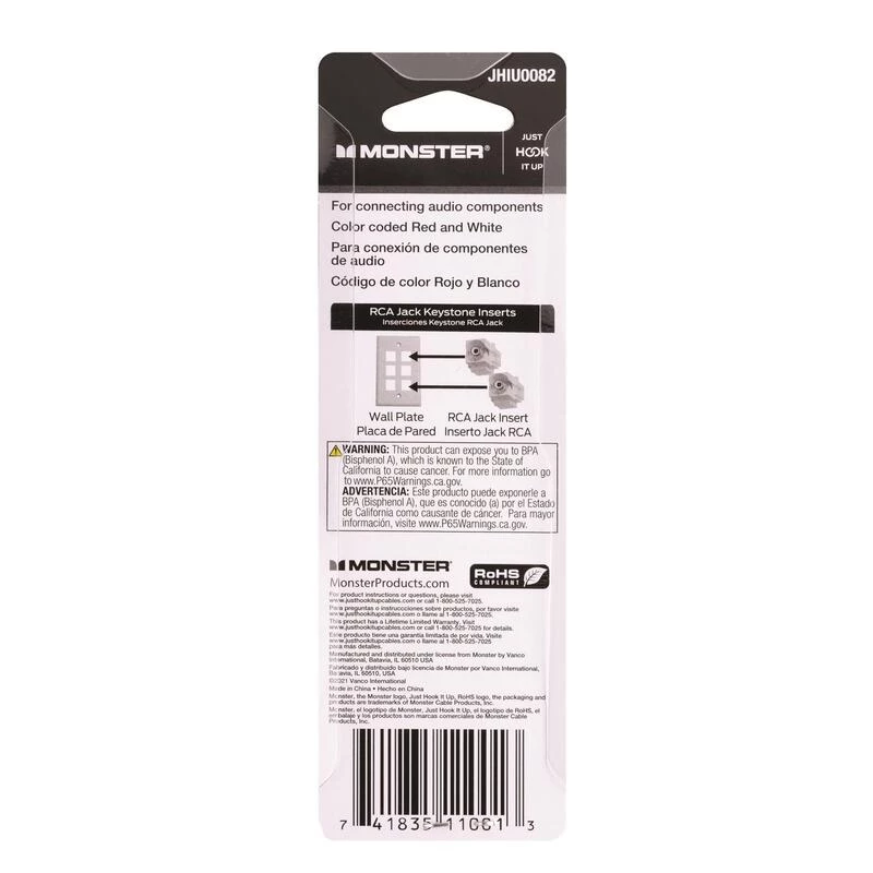 Top 10 ⭐ Monster Just Hook It Up Snap-In Inserts 2 pk 🔥 6 Top 10 ⭐ Monster Just Hook It Up Snap-In Inserts 2 pk 🔥 - Image 4