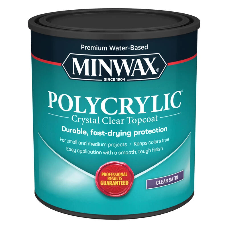 Coupon ๐ฅ Minwax Polycrylic Satin Crystal Clear Water-Based Polyurethane 1 qt ๐ 2 Coupon ๐ฅ Minwax Polycrylic Satin Crystal Clear Water-Based Polyurethane 1 qt ๐