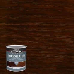 Best Pirce ✔️ Minwax PolyShades Semi-Transparent Gloss Espresso Oil-Based Stain/Polyurethane Finish 1 qt ⭐